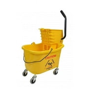 Janico 1010 CPC Mop Bucket & Sidepress - Plastic