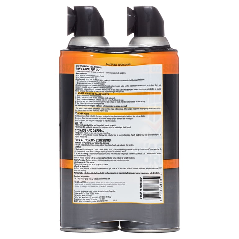 Hot Shot Outdoor Wasp & Hornet Killer, 17.5 oz., Twin Pack photo 8