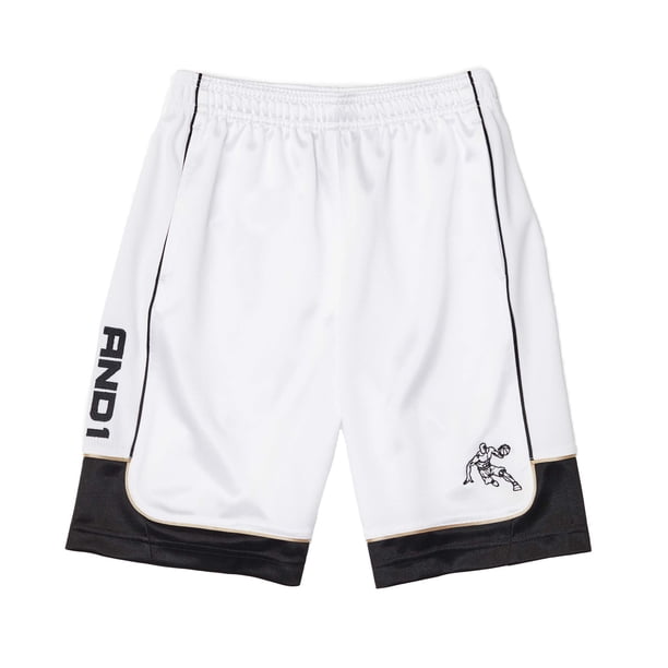AND1 Polyester All Courts Color Block Basketball Gym & Workout Shorts