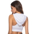 thumbnail image 4 of Celivon Womens Sports Bras Drying Running Mesh Sleeveless Quick Hood Full Coverage Vest Underwear Yoga Everyday Bra, 4 of 9