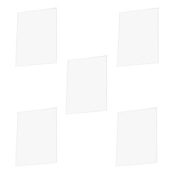 Huhudde 5/10 Sheets Transparency-Film Paper Clear for Ink Jet Printers Printing Film High Definition 3.54x5.11inch Film Sheet
