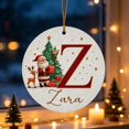 thumbnail image 2 of 2026 Christmas Home Party Decoration 26 Letters Round Acrylic Christmas Ornament Set Personalized Alphabet Round Pendant DIY Custom Christmas Tree Hanging Decorations Festive Round Pendant, 2 of 6