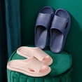 thumbnail image 6 of Leozcaa Pillow Slippers for Women and Men Super Soft Thick Sole Cloud Slides with Anti-Skid Sole Home Shoe, 6 of 6