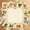 Color 4, variant on Mahjong Mat 31.5" x 31.5" Whimsical Tennis Floral Rackets Pastel Frames Non-Slip Noise Reduction American Mahjong Tiles Table Cover for Dominoes Poker Card Board Games Gift