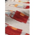 thumbnail image 4 of Pasargad Home Kazak 117" x 159" Hand-Knotted Lamb's Wool Area Rug in Rust Red, 4 of 4