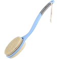 thumbnail image 1 of wonima11 Shower Body Brush with Soft and Stiff Bristles, Dual-Sided S Curved Long Handle Back Scrubber Body Exfoliator for Wet or Dry Bath Brushing(Blue), 1 of 1