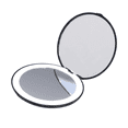 thumbnail image 2 of Impressions Vanity Infinity LED Magnifying Glass Compact Makeup Mirror with Light (Black), 2 of 4