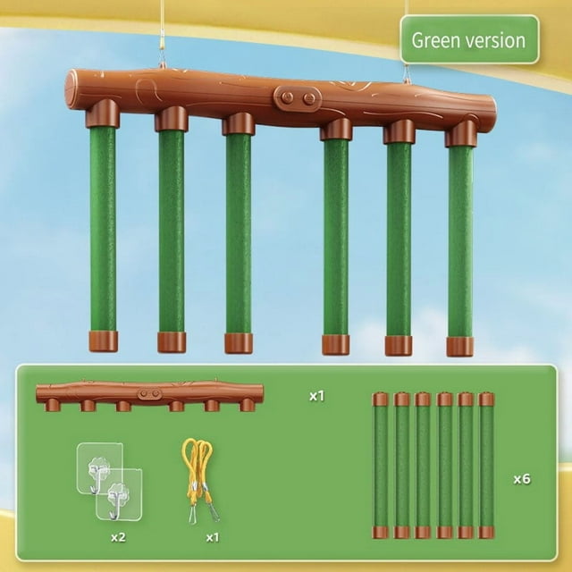 Reaction Training Toy with 3 Speed Gears, Catching Stick Game for Kids, Parent-Child Focus Trainer, Educational Response Game, USB Rechargeable
