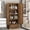 Brown, variant on Walsunny Bathroom Storage Cabinet Standing Kitchen Cabinet with Adjustable Shelf Drawer, White