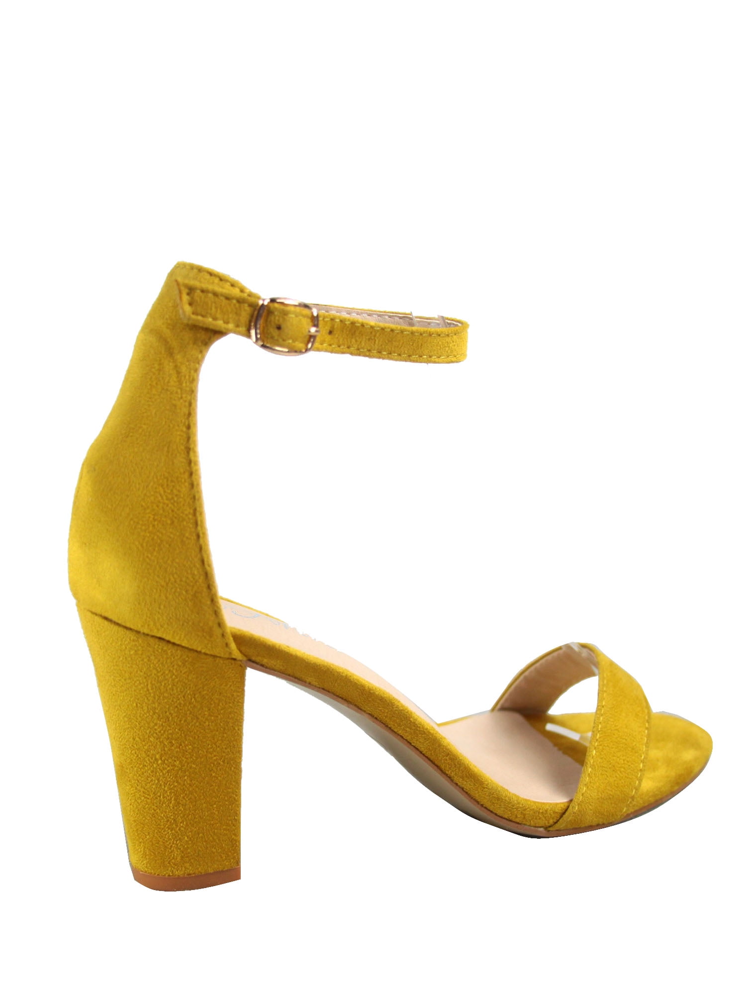 極美品 YELLO PATCH CHUNKY HEEL SANDALS J P ORIGINAL Shocking-07
