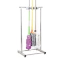 thumbnail image 1 of Stainless Steel Movable Cleaning Tool Rack with 3 Racks, Durable Organize Maximize Space Minimalist and Stylish for Home Garden Garage Balcony, 1 of 8