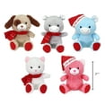 thumbnail image 6 of (2 pack) Brown First Christmas Dog Child's Plush Toy, 7 in, by Holiday Time, 6 of 6