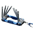 thumbnail image 4 of LEEYNEER Folding Hex Wrench Metal Metric Allen Wrench set Hexagonal Screwdriver Hex Key, 4 of 8