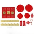 thumbnail image 2 of Chinese Red Lantern, Decoration Chinese Spring Festival Lantern Comfortable Touch Unique Design Exquisite Handmade  for Home Decoration, 2 of 7