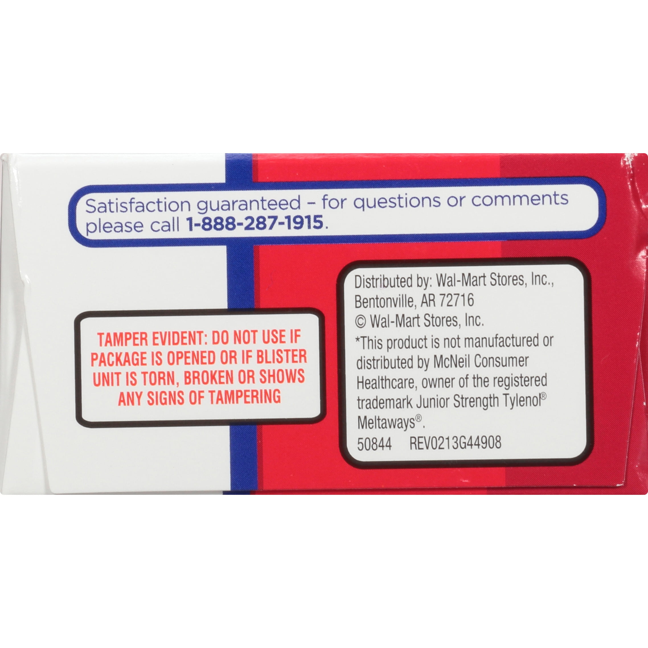 Jr Strength Acetaminophen Rapid Tabs Dosage Chart