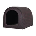 thumbnail image 1 of Casa para perros cálida, suministros para mascotas, nido para gatos resistente a la lluvia y resistente al desgaste para mascotas de 3-7kg, uso doméstico Negro, 1 of 8