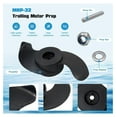thumbnail image 5 of New MKP-32 Trolling Motor Prop Fit for Minn Kota Endura 46, 50, 55; Endura C2 50, 55; Endura Max 50, 55, Fits 3-5/8" Motor Diameter, Replaces ‎2091160 1378131 1865017, 5 of 9