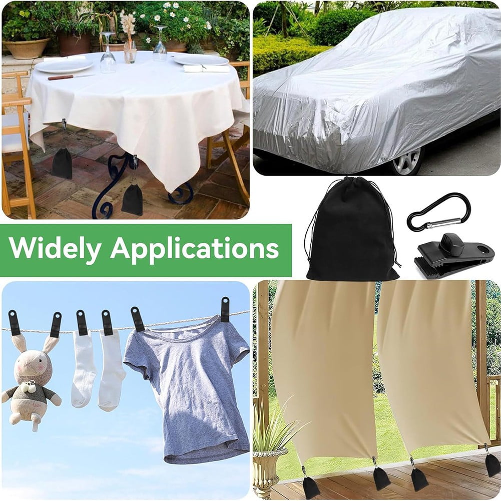 Outdoor Curtain Weighted Blocks Outdoor Curtain Sandbag Weighted Bags Bag Clips