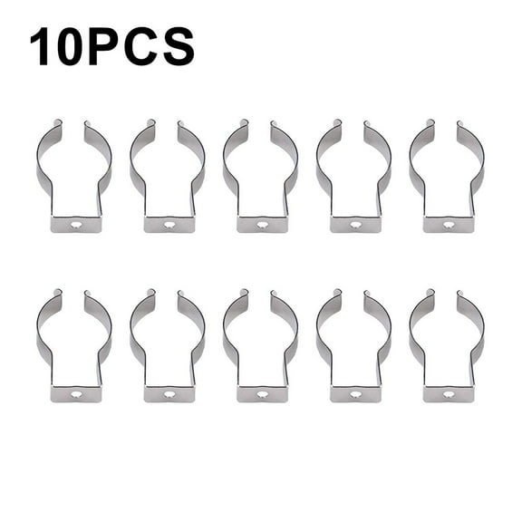 10Pcs 12Mm/15Mm/18Mm/21Mm/25Mm Spring Terry Tool Clips Sturdy 304 Stainless Steel For Organizing Tools Accessories