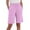 Pink, variant on Up to 65% Off! cocolona Womens Summer Casual Shorts Elastic Waist Drawstring Bermuda Shorts Wide Leg Beach Shorts with Pockets