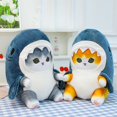thumbnail image 2 of Poupée Chat Transformée Jouet en Peluche Cadeau Mignon pour Filles et Enfants Poupée Requin Chat 25cm Lanhuilien 25cm, 2 of 6