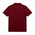 thumbnail image 6 of EANJE Polo Shirts for Men Waffle Short Sleeve Golf Shirts Casual 3 Buttons Solid Color Collared T Shirts Tops Wine 2XL, 6 of 8
