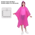 thumbnail image 3 of Yhmxh Waterproof Rain Ponchos for Adults, Reusable EVA Raincoats, Heavy Duty Rain Coat with Drawstring Hood, Unisex Rain Cape with Side Snap Button for Cycling Commuting Hiking Camping Travel Outdoor, 3 of 6