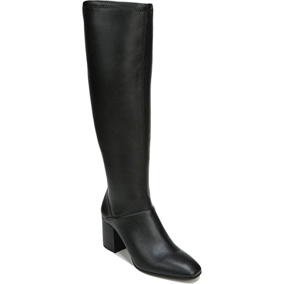 Franco Sarto Womens Tribute Faux Leather Wide Calf Mid-Calf Boots