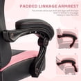 thumbnail image 4 of Falvinoryn Cute Gaming Chair, Ergonomic Computer Chair with Cat Ears for Girl, Lumbar Support and Headrest, Reclining Game Chair with Footrest. Black, 4 of 8
