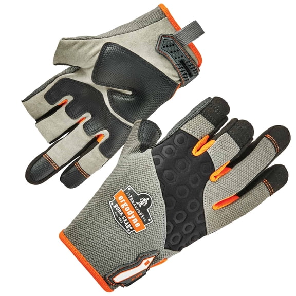 Ergodyne ProFlex® 720 Heavy-Duty Framing Gloves, Gray, XL