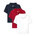 thumbnail image 2 of Polo à Manches Courtes pour Bébés et Tout-Petits Garçons, Classique Rouge Nautico Blanc, 5T, 2 of 3