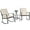 Beige,black, variant on Vongrasig 3 Piece Outdoor Rocking Bistro Set, Textilene Fabric Small Patio Furniture Set, Front Porch Rocker Chairs Conversation Set with Glass Table for Lawn, Garden, Balcony, Poolside (Taupe)
