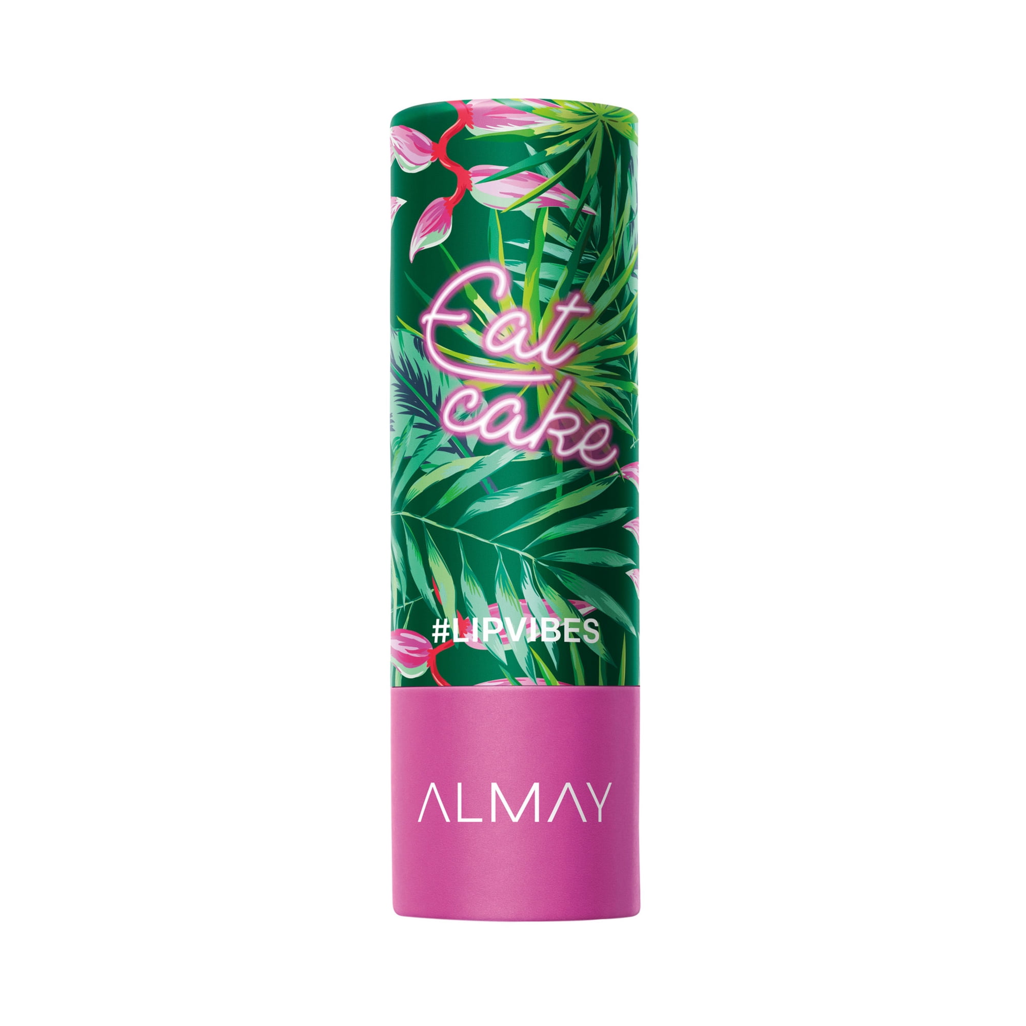 Almay Lip Vibes Hypoallergenic Cream Lipstick with Shea Butter, Eat Cake, 0.14 oz