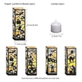thumbnail image 3 of 6 Pcs Halloween Lantern Boxes with Led Light, Pumpkin Spooky Spider Witch Print Lantern Box for Halloween Party Haunted House Home Table Decoration, 3 of 5