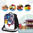 thumbnail image 4 of Lsque The Map Of United States Lunch Bag Lunch Box for Women Men Reusable Insulated Lunch Tote Bag,Leakproof Thermal Cooler Sack Food Handbags Case High Capacity, 4 of 9