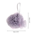 thumbnail image 2 of Unique Bargains Two Color Bath Shower Loofah Sponge 1 Pc Purple, 2 of 5