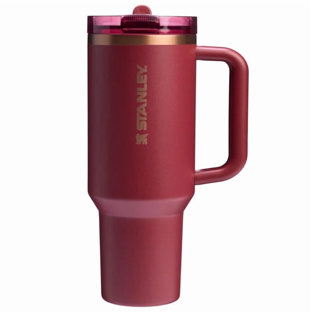 Stanley 1913 the Quencher ProTour Flip Straw Tumbler 40oz Insulated Stainless Steel Cup with Handle & Straw, Wine