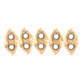 thumbnail image 2 of 10Pcs External Threading Inserts Incisive Efficient High Temperature Resistance Toughness Carbide Inserts with Storage Box, 2 of 5