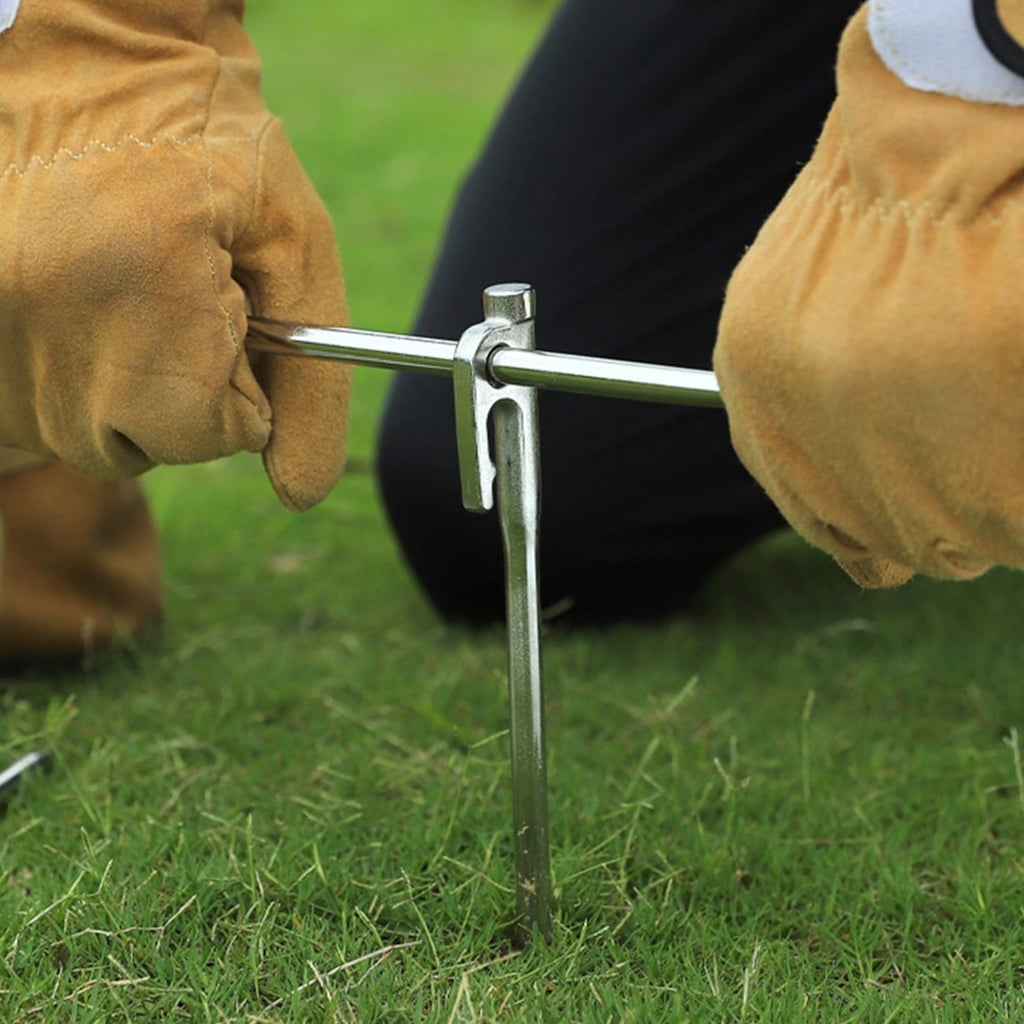 Stainless Steels Tent Stake Heavy Duty Tent Peg Canopies Stake Campings Peg for Campings, Backpacking, Gardening