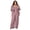 Dark pink, variant on Women Plus Size 3 Piece Lounge Set Stretch Knit Tracksuit Casual Outfit Set