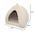 thumbnail image 2 of Cama para Mascotas Best Pet Supplies Beige de Pana Extra Grande, 2 of 4