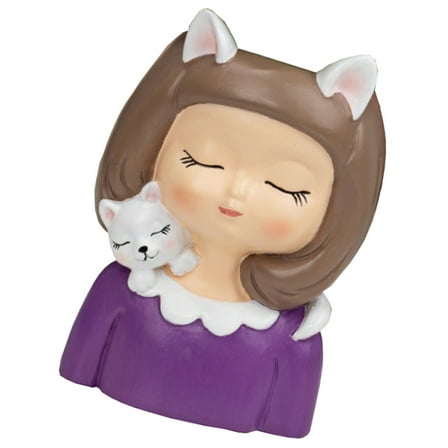 Phenofice 1Pc Purple Succulent Planter Resin Decorative Flowerpot for Home Use