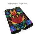 thumbnail image 4 of Hirioo Colorful Floral for Mouse Pad ,Anti-Slip Base, Durable Stitched Edges, Perfect for Gaming, Office, and Home Use,16x35.5in, 4 of 9