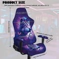 thumbnail image 7 of Pzuqiu Galaxy Wolf Gaming Chair Cover Gaming Chair Covers Slipcovers 4 Pieces Stretch Fabric Machine Washable Gaming Chair Accessories Suitable for All Seasons Butterfly, 7 of 7