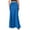 #250409A220 Blue, variant on Aloohaidyvio Skirts for Women Satin High Waist Skirt Elegant Flowy Midi Skirts