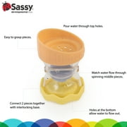 Sassy 4PC Waterworks Bright Spinners Bath Toy