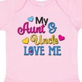 thumbnail image 4 of Inktastic My Aunt and Uncle Love Me with Hearts Boys or Girls Baby Bodysuit, 4 of 5