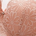 thumbnail image 5 of VISALY Push Up Bra Lace Bras Womens Cut Bra Underwear Bralette Crop Top Female Bra Brassiere Bra Thin Cup Bra Unpadded Bra Wireless Bras Strapless Bras For Women Plus Size Bras For Women Beige 80, 5 of 9