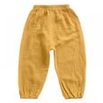 thumbnail image 1 of Magazine Baby Girl Boy Elastic Long Pants,Toddler Kids Casual Cotton Trousers Bottoms, 1 of 5