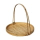 thumbnail image 5 of Cesta de fruta tejida Bandeja para servir Ratán multipropósito con asas Decoración Bandejas otomanas Bandeja para hornear pan para picnics Cocina 22 cm de diámetro Sunnimix Cesta tejida, 5 of 8